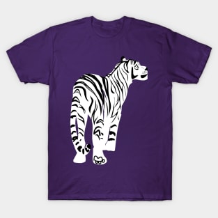 White tiger in peri background T-Shirt